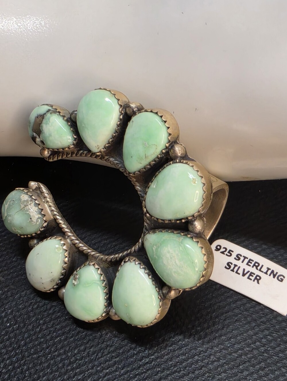 Sterling Silver Paloma Turquoise Cluster Adjustable Statement Ring NWT - Picture 3 of 7